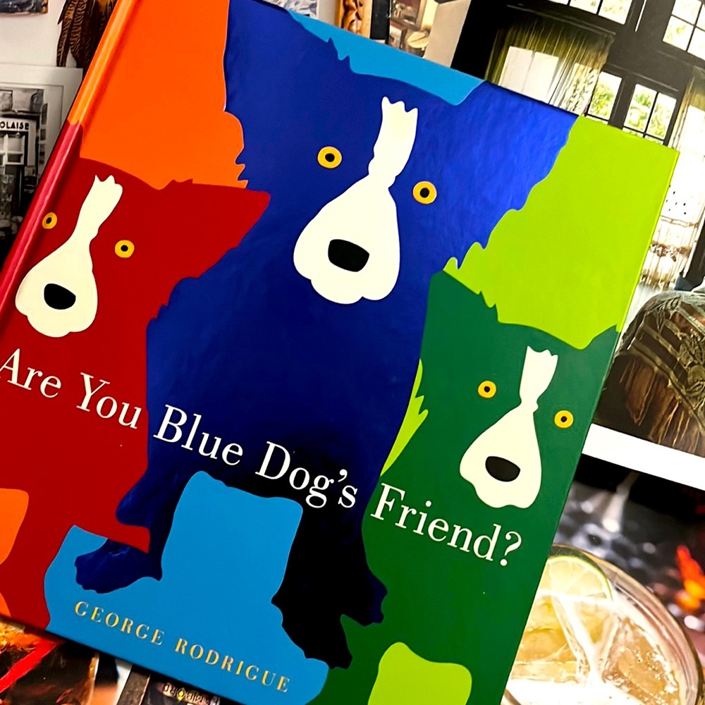 🔵🐕🔵• George Rodrigue x ✍🏻 Autographed•🐕🔵🐕